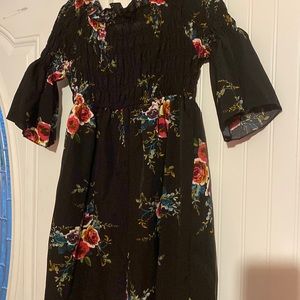 black summer mini  dress